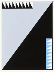 Untitled by Gordon Walters, acrylic on paper, sold May 2020