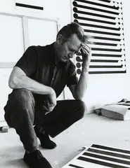 Gordon Walters Photographed for Contemporary New Zealand Painters: Volume 2 (Unpublished) by Marti Friedlander, silver gelatin print, sold May 2020