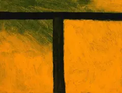 Colin McCahon, Truth from the King Country: Load Bearing Structures (Third Series), No. 2, synthetic polymer paint on canvasboard