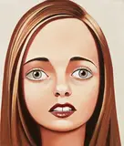 Peter Stichbury, Molly, acrylic on canvas
