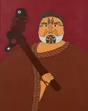 Ayesha Green, Heta Te Haara, acrylic on board