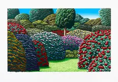 Kimbolton by Karl Maughan, screenprint, 1/95, sold Nov 2019