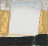Milan Mrkusich, Painting 62 – 1, oil and metallic foils on canvas