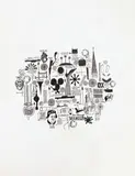 Peter Robinson, Untitled, ink and tippex on paper