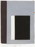Gordon Walters, Untitled – Composition En Abyme, acrylic and collage on card
