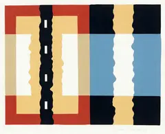 Untitled by Gordon Walters, gouache on paper, offered Nov 2019