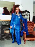 Fiona Clark, Carmen Rupe on her 70th Birthday, Wellington, digital print on archival paper from medium format film, 1/2 (printed 2019)