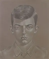 Peter Stichbury, Milton Torres, colour pencil on paper