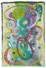 Rohan Wealleans, Untitled VI, house paint on canvas (2009)