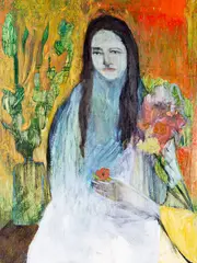 Star Gossage, Wheturangimarie, oil on board