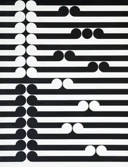 Gordon Walters, Untitled, polyvinyl acetate and acrylic on canvas