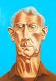 Michael Smither, Portrait of the Artist’s Father, oil on board