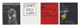 Untitled – Four Works on Sandpaper by Richard Lewer, oilstick on sandpaper, offered Nov 2019