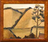 Colin McCahon, Little Landscape with Tree