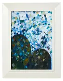 Colin McCahon, Kauri Tree Tops, oil on board