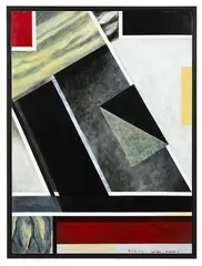The First Bellini Madonna by Colin McCahon, enamel on board, sold Nov 2019