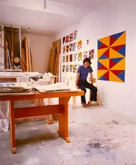 Richard Killeen by Marti Friedlander, colour photograph, sold Nov 2019