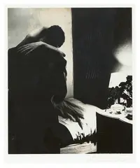 Bill Brandt, Soho Bedroom from a Night in London, gelatin silver print