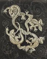 Michel Tuffery, Pili Pili Pili Pili Fa, lithograph, 17/38