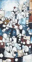 Ted Dutch, Untitled, mixed media on board
