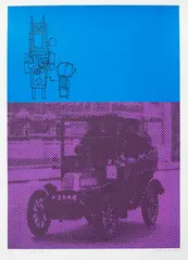Ted Dutch, De Dion, silkscreen print, 10/25