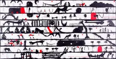 Andy Leleisi’uao, Untitled, acrylic on canvas, 2010