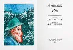 Arawata Bill by Gary Tricker and Denis Glover, consisting of 6 etchings hand-printed by the artist from copper plates in original slip bound case, sold Sep 2019