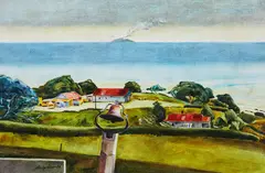 Stanley Palmer, Te Kaha, oil on linen