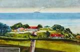 Stanley Palmer, Te Kaha, oil on linen