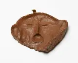 Tony Fomison, Wall Mask, glazed earthenware, 1986