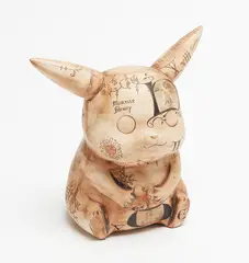 Roger Mortimer, Pikachu (New Item), painted and glazed ceramic