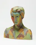 Ann Verdcourt, Wartime Nora, ceramic with matt fired-on colour