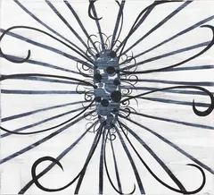 Zone 1: Low Tech Series by Luise Fong, acrylic on board, offered Sep 2019