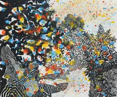 Inside the Garden by Pat Hanly, screenprint from the Barry Lett multiples, sold Sep 2019