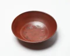 Small bowl by Len Castle, stoneware with rich shino glaze, offered Sep 2019