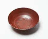 Small bowl by Len Castle, stoneware with rich shino glaze, offered Sep 2019