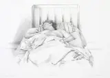 Grahame Sydney, Sleeper, etching, 25/75