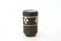 Carl Vendelbosch, Stoneware vase, with a band of geometrical design over black glaze