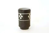 Carl Vendelbosch, Stoneware vase, with a band of geometrical design over black glaze
