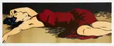 Dick Frizzell, Reclining Woman, lithograph, 54/100