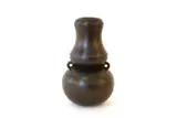 Anneke Borren, Black on black gourd shaped vase