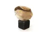 Ces Thomas, Raku fired form, on a raku fired plinth