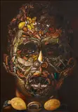 Paul Jackson, Adam, Anguish and the Garland, oil on canvas