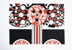 Paratene Matchitt, murara ana ate Ao, kurehe ana te Ao, lithograph, 50/50