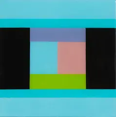 Anne Reithmaier, Tint, Tone and Shade, acrylic and liquid glass on canvas