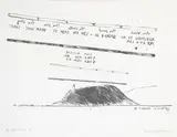 Ralph Hotere and Bill Culbert, Pathway to the Sea – Aramoana, lithograph, P/P