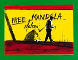 Stanley Palmer, Free Nelson Mandela, screenprint