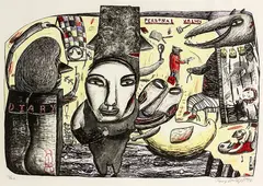 Jennifer Dolezel, Personal Values, lithograph, 31/50