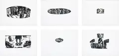 Jennifer Dolezel, The Sun Stolen, mezzotints (framed), set of 6, 10/30