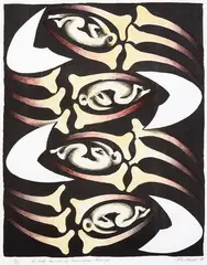 E hoki te iwi ki tomatou kainga by John Hovell, lithograph, 4/21, offered Sep 2019